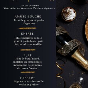 Menu St Sylvestre 2025